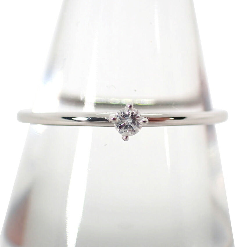 【新品】Pt900 ダイヤモンド 0.05 リング /12号/f3-10