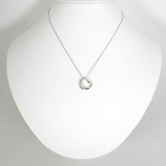 【中古】TIFFANY/ティファニー 925 オープンハート ペンダント/ネックレス/g474-88