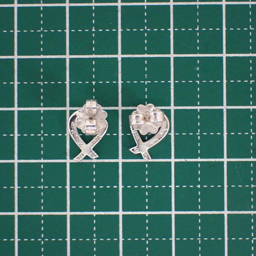 【中古】TIFFANY/ティファニー 925 ラビングハート ピアス/g517-38