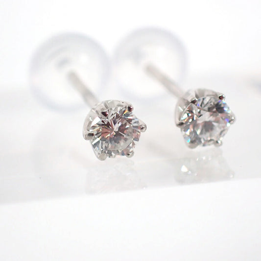 【新品】Pt900 ダイヤモンド スタッド 0.13ct、0.13ct ピアス/g518-92