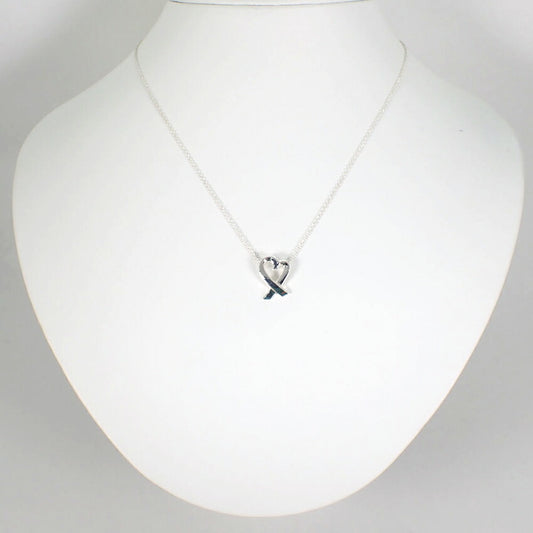【中古】TIFFANY/ティファニー 925 ラビングハート ペンダント/ネックレス/j10-9