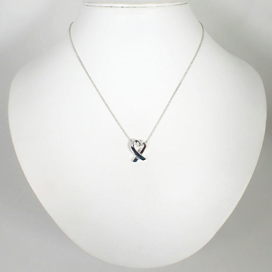 【中古】TIFFANY/ティファニー 925 パロマピカソラビングハート ペンダント/ネックレス/j101-3