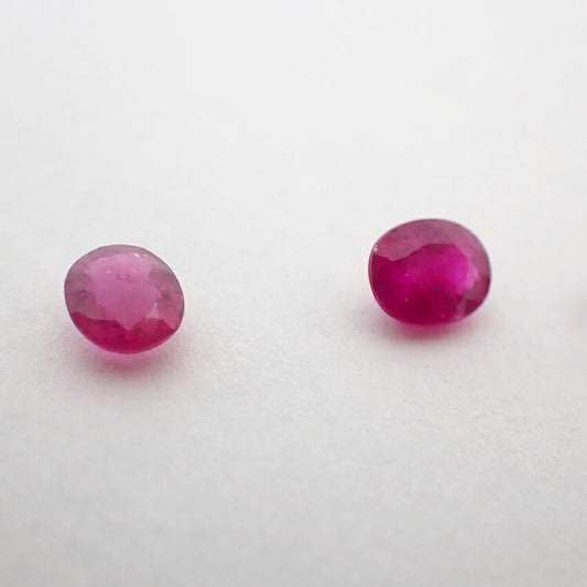 ルビー ルース 5PC合計約1.8ct/j110-59