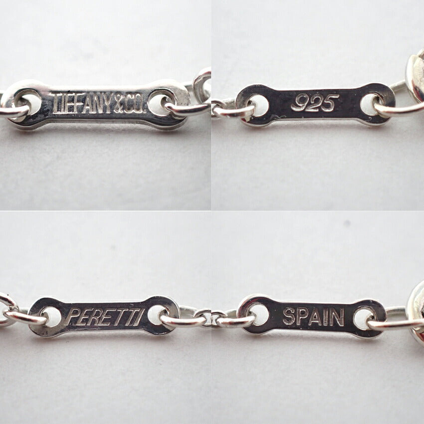 【中古】TIFFANY/ティファニー 925 カーブドハート ペンダント/ネックレス/j111-88