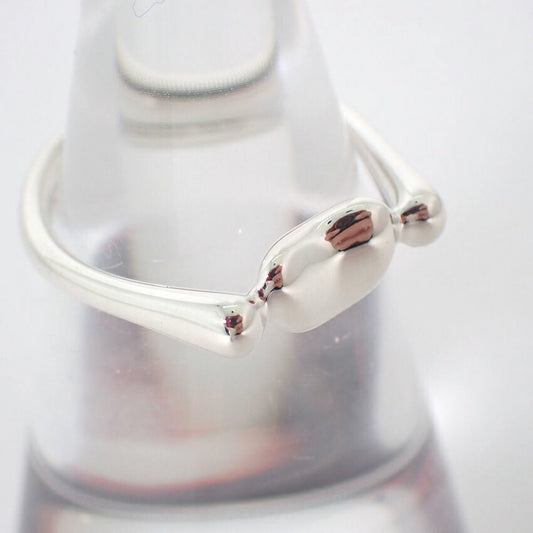 【中古】TIFFANY/ティファニー 925 ビーン リング /8号/j122-42