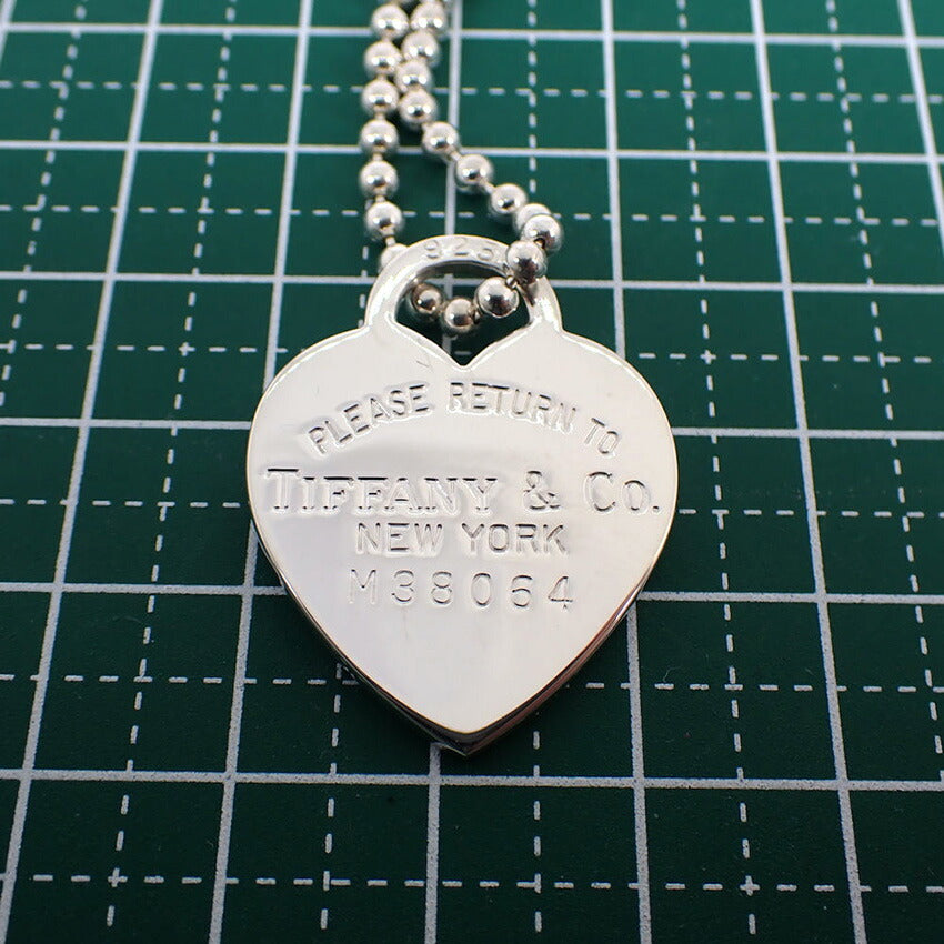 【中古】TIFFANY/ティファニー 925 リターントゥ ハートネックレス/j133-4