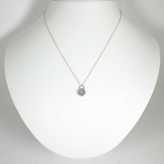 【中古】TIFFANY/ティファニー 925 ダイヤ/1pc 1837 ラウンドロック ペンダント/ネックレス/j133-6