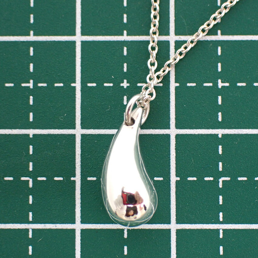 【中古】TIFFANY/ティファニー 925 PERETTI ティアドロップ ペンダント/ネックレス/j137-6