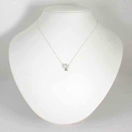 【中古】TIFFANY/ティファニー 925 ラビングハート ペンダント/ネックレス/j138-20