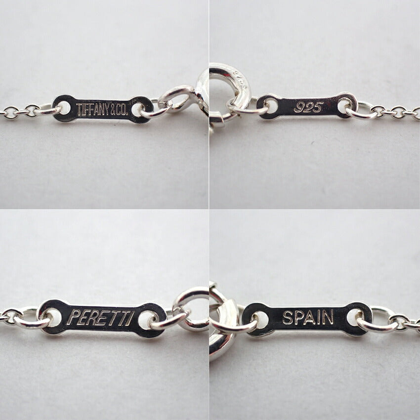 【中古】TIFFANY/ティファニー 925 オープンティアドロップ ペンダント/ネックレス/j142-60
