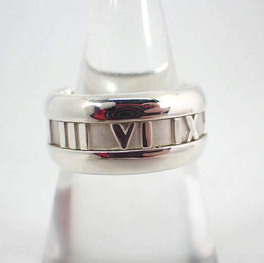 【中古】TIFFANY/ティファニー 925 アトラス ワイド リング/12.5号/j142-64