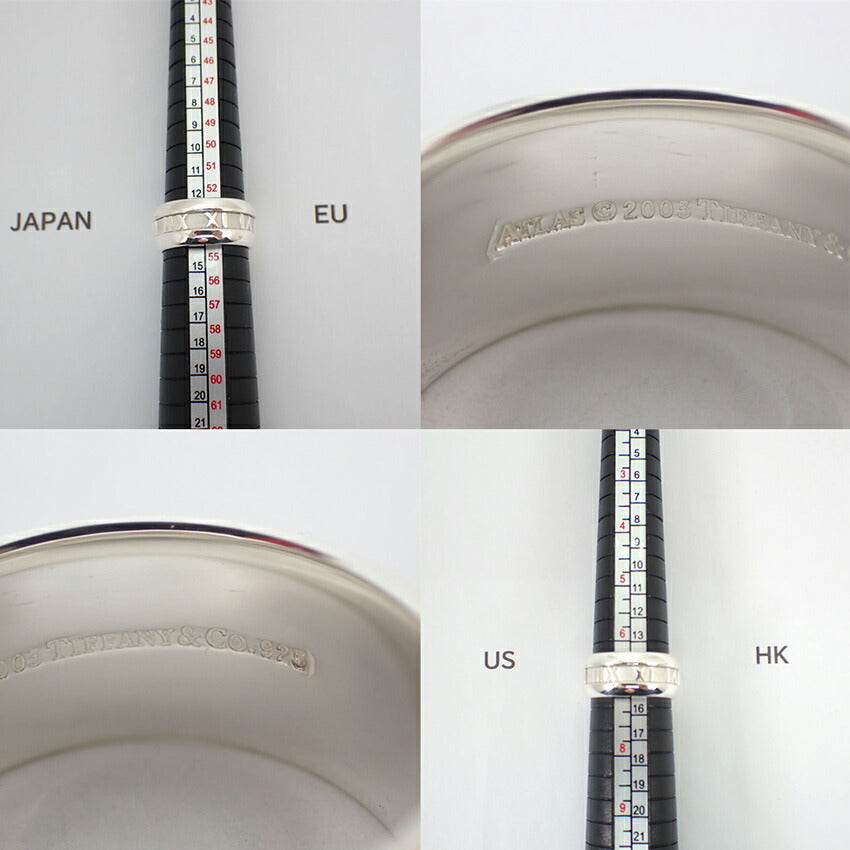 【中古】TIFFANY/ティファニー 925 アトラスワイド リング /13.5号/j143-74