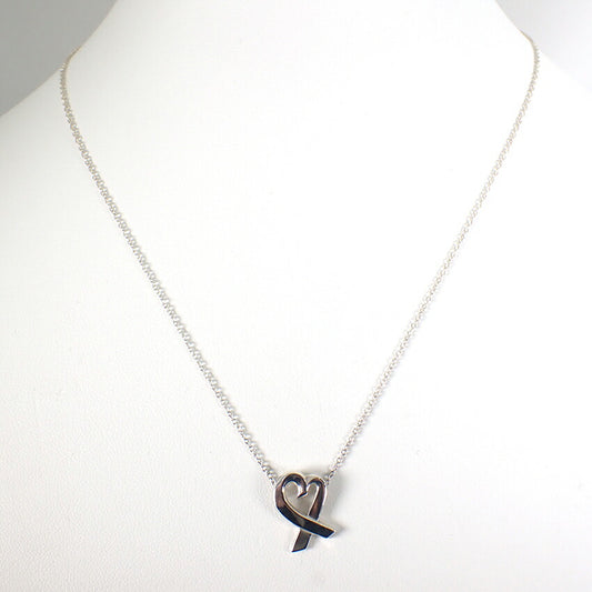 【中古】TIFFANY/ティファニー 925 ラビングハート ペンダント/ネックレス/j146-2