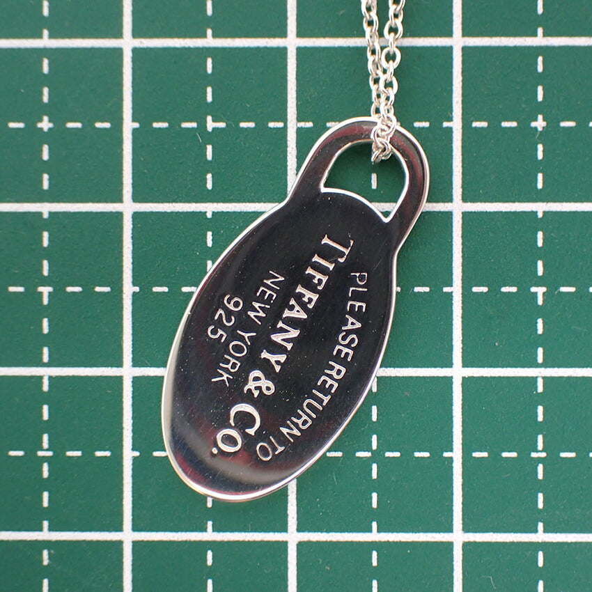 【中古】TIFFANY/ティファニー 925 リターントゥティファニー オーバルタグ ペンダント/j149-94