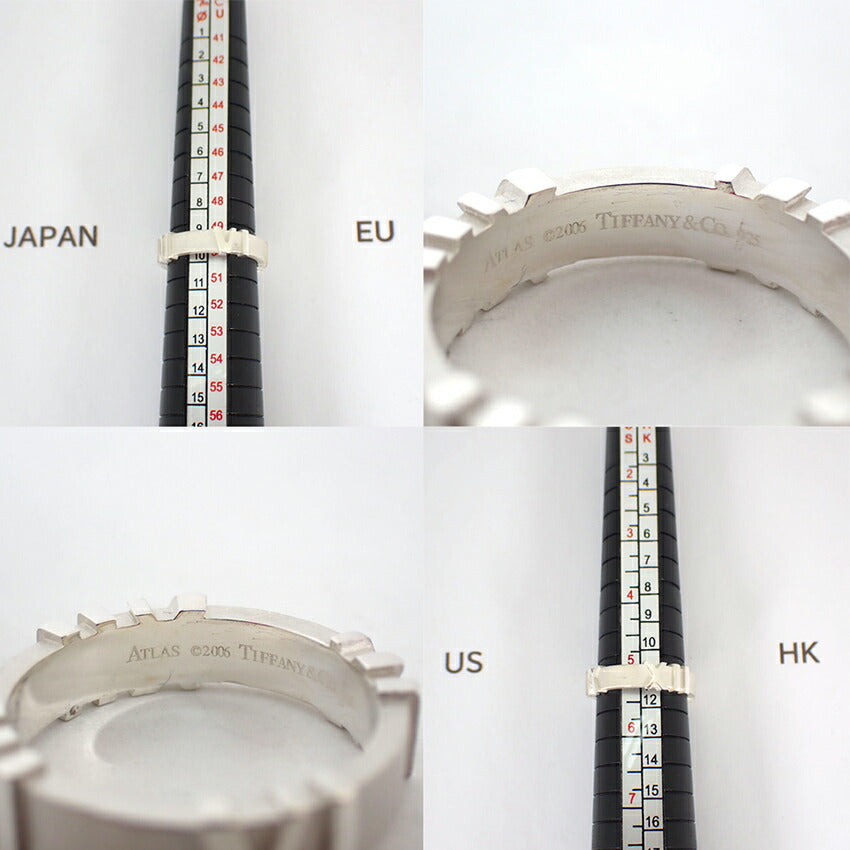 【中古】TIFFANY/ティファニー 925 アトラス リング/10号/j150-51