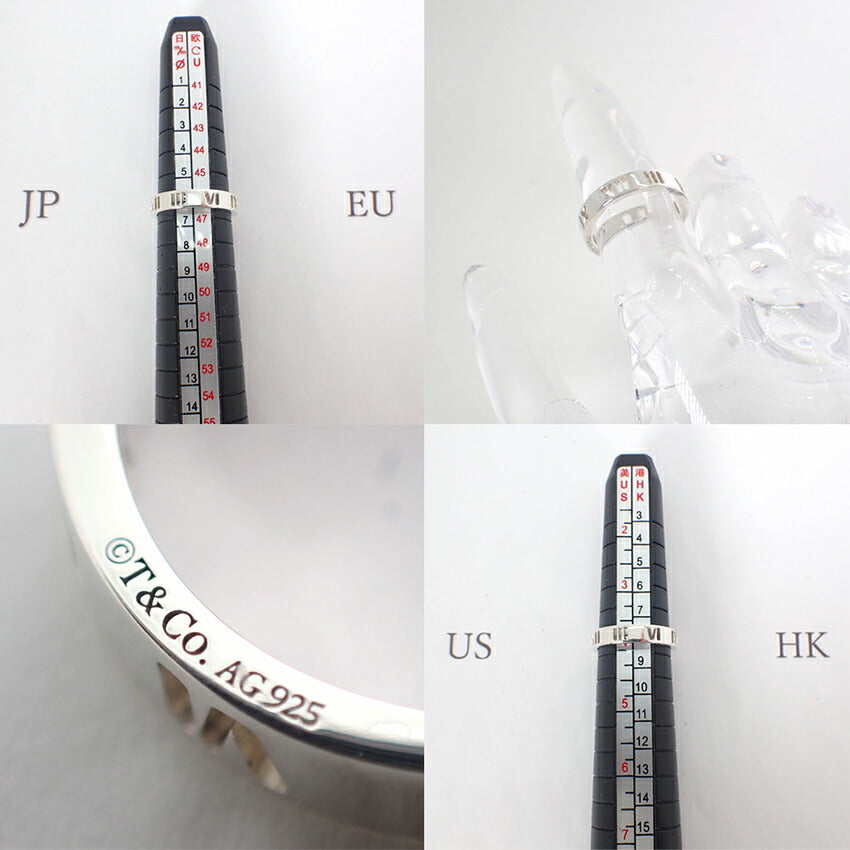 【中古】TIFFANY/ティファニー 925 オープンアトラス リング /6号/j151-46