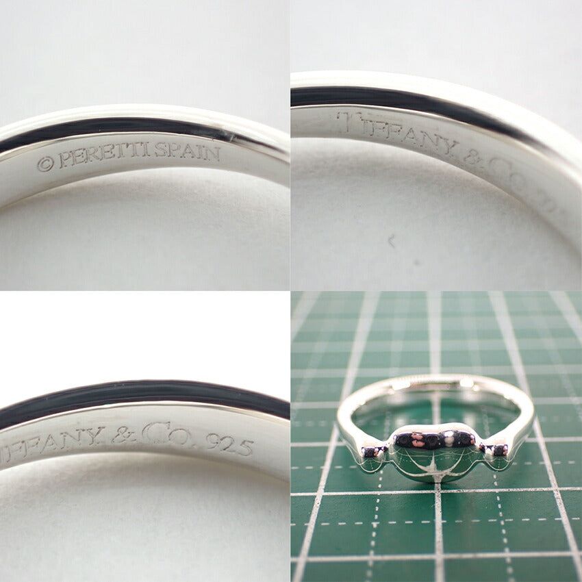 【中古】TIFFANY/ティファニー 925 ビーン リング /10号/j153-6