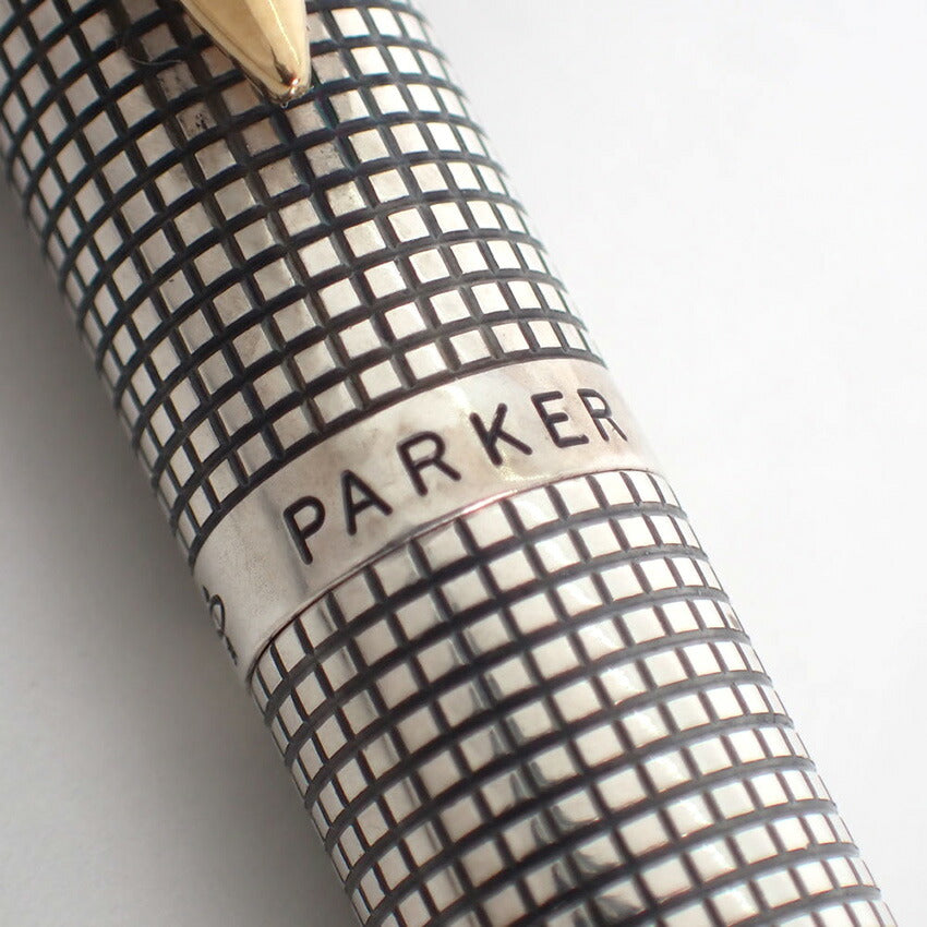 【中古】PAKER/万年筆/スターリングシルバー/ペン先14K(14金)/j155-30
