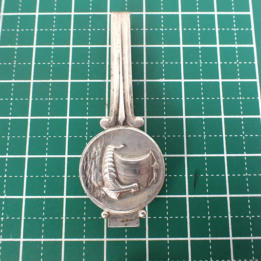 【中古】Geoge Jensen/925/タイバー/海賊船/j155-37