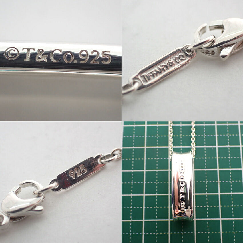【中古】TIFFANY/ティファニー 925 1837 ペンダント/ネックレス/j160-38