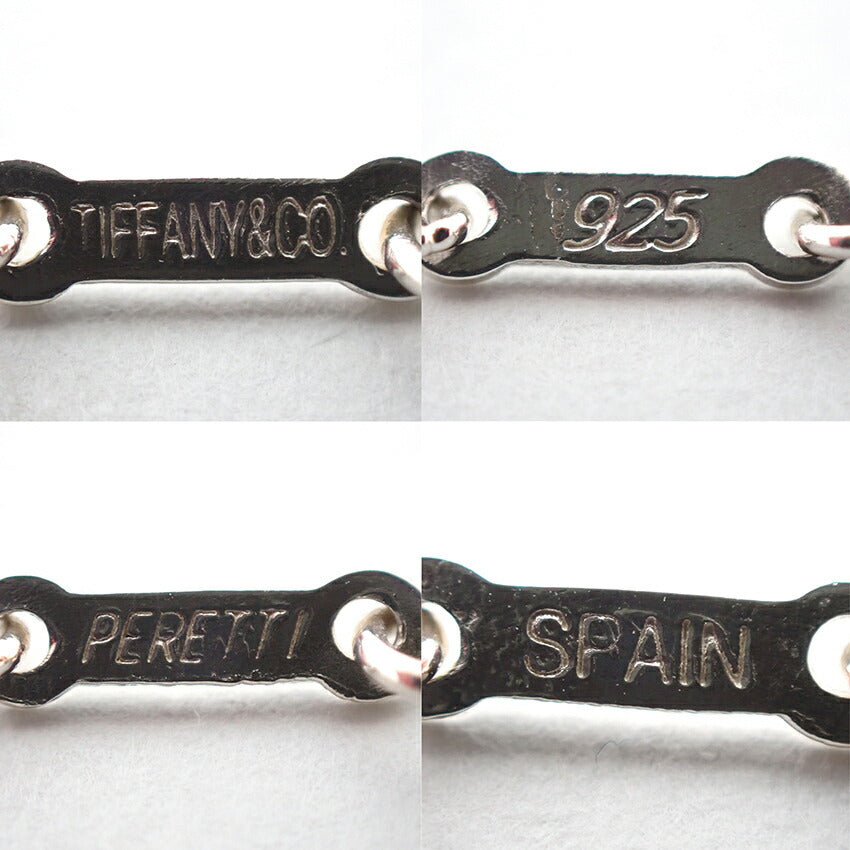 【中古】TIFFANY/ティファニー 925 ダブルティアドロップ ペンダント/j168-9