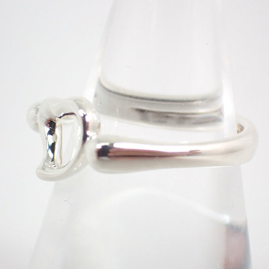 【中古】TIFFANY/ティファニー 925 オープンハート リング/10号/j170-8