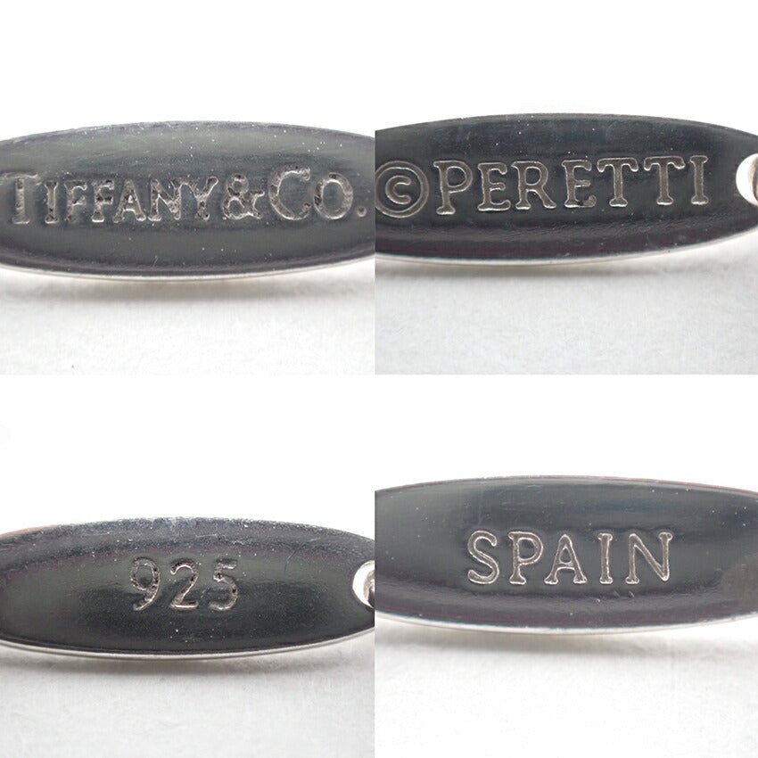 【中古】TIFFANY/ティファニー 925 オープンハート ペンダント/ネックレス/j171-2