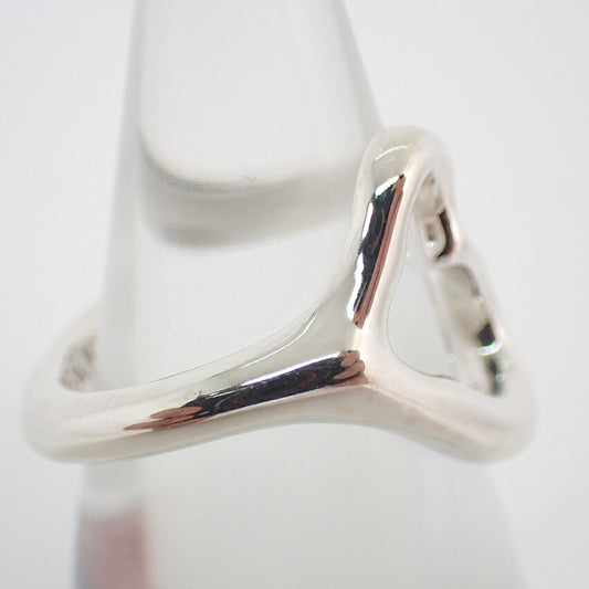 【中古】TIFFANY/ティファニー 925 オープンハート リング/10号/j171-5