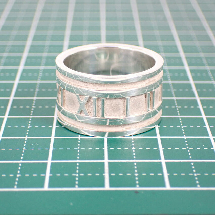 【中古】TIFFANY/ティファニー 925/アトラスワイド リング /14号/j173-2