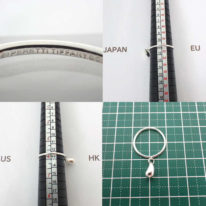 【中古】TIFFANY/ティファニー 925 ティアドロップ リング /11号/j176-6