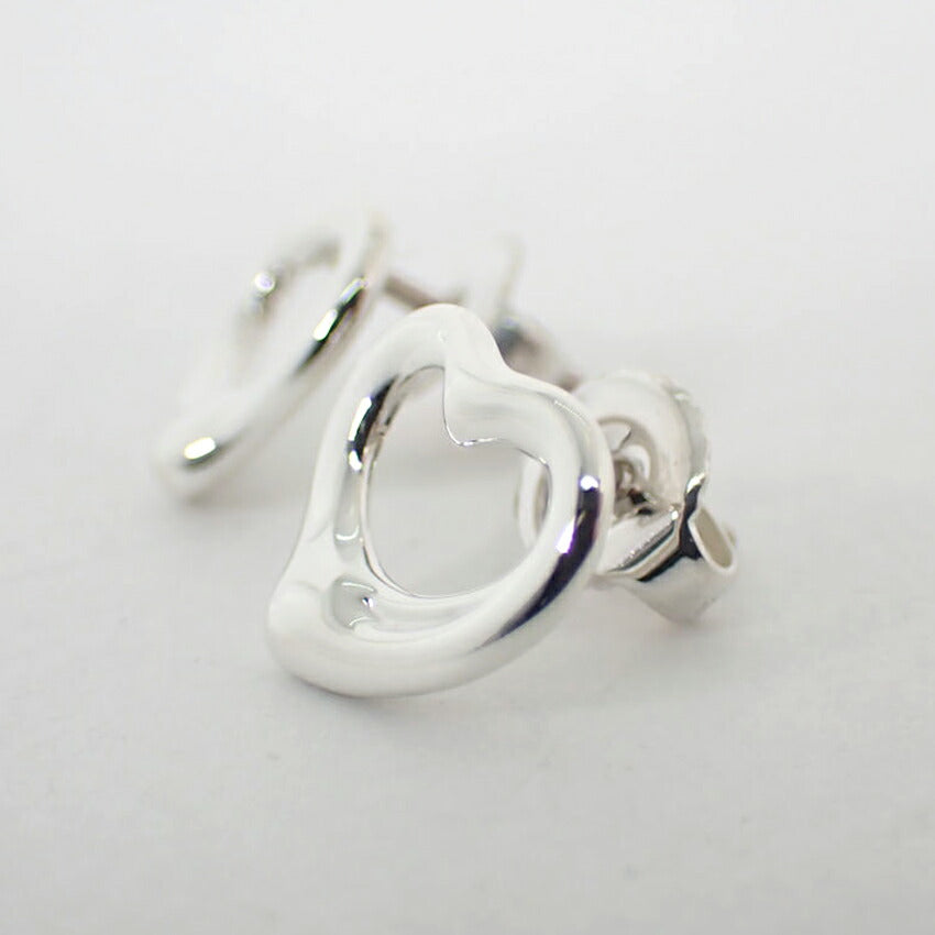 【中古】TIFFANY/ティファニー 925 オープンハート ピアス/j176-7