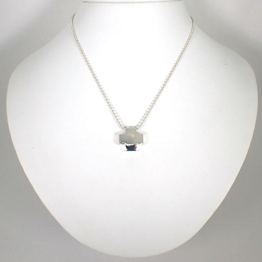 【中古】TIFFANY/ティファニー 925 ローマンクロス ペンダント/ネックレス/j176-9