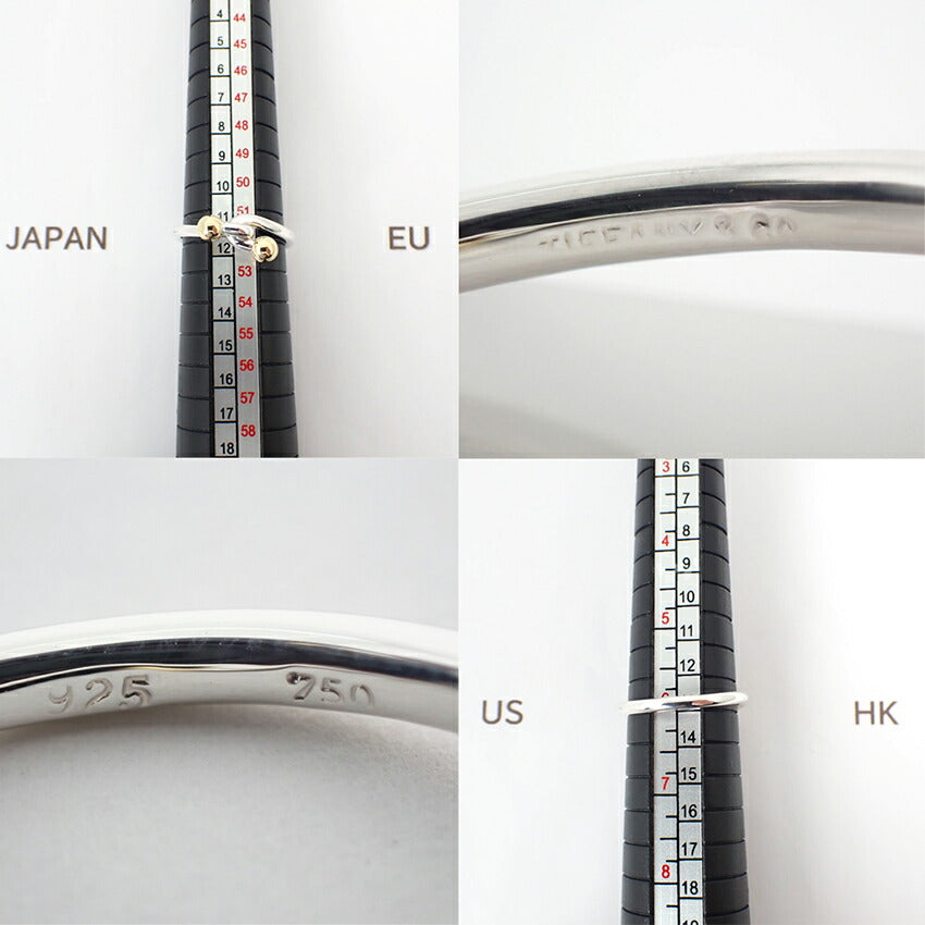 【中古】TIFFANY/ティファニー 925/750 ラブノット リング /11号/j177-1
