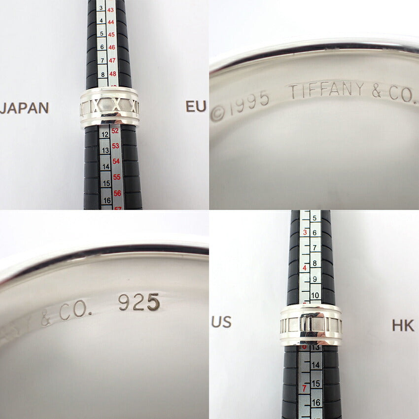 【中古】TIFFANY/ティファニー 925 アトラスワイド リング /11号/j177-8