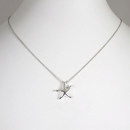 【中古】TIFFANY/ティファニー 925 スターフィッシュ ペンダント/ネックレス/j180-8
