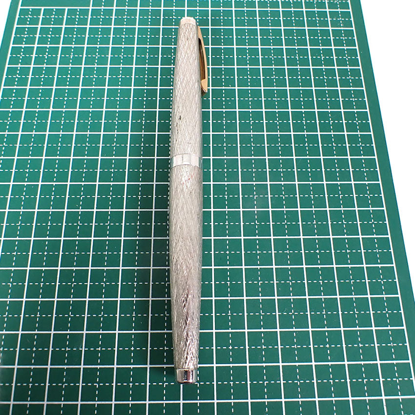 SHEAFFER/シェーファー 万年筆 ペン先14K シルバー×ゴールド/j187-4