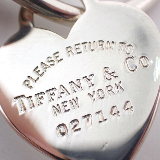 【中古】TIFFANY/ティファニー 925 リターントゥティファニー ハートタグ キーリング/j193-6
