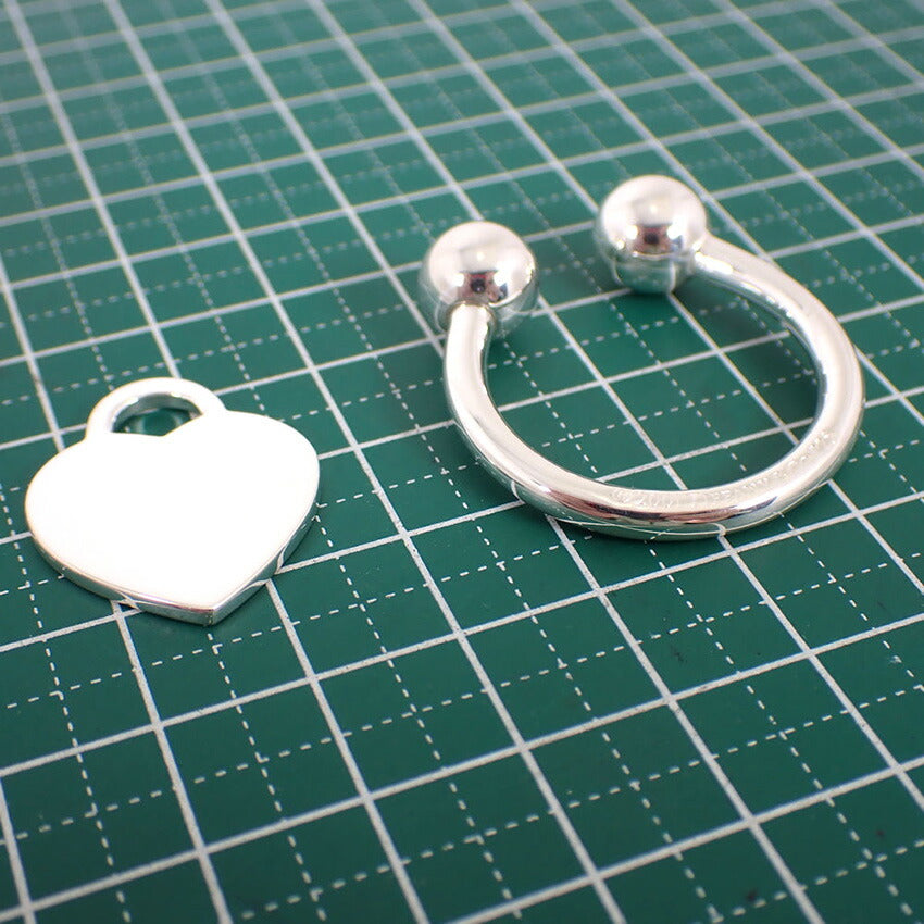 【中古】TIFFANY/ティファニー 925 リターントゥ ハートタグ付き キーリング/j197-7