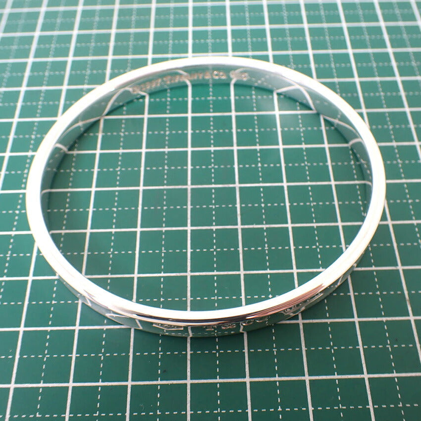 【中古】TIFFANY/ティファニー 925 1837 ナロー バングル/j198-8