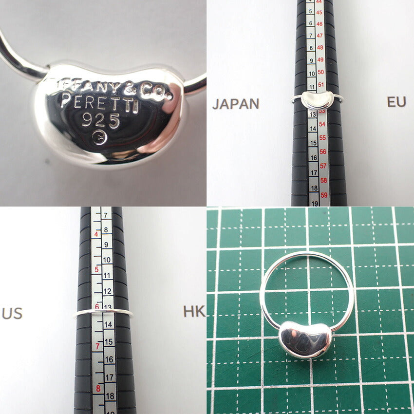【中古】TIFFANY/ティファニー 925 ビーン リング /12号/j199-3