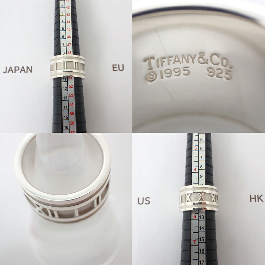 【中古】TIFFANY/ティファニー 925 アトラスワイド リング/10号/j199-5