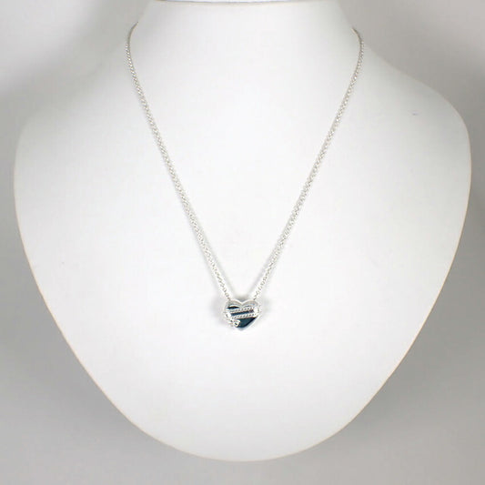 【中古】TIFFANY/ティファニー 925 ハート&アロー ペンダント/ネックレス/j200-6