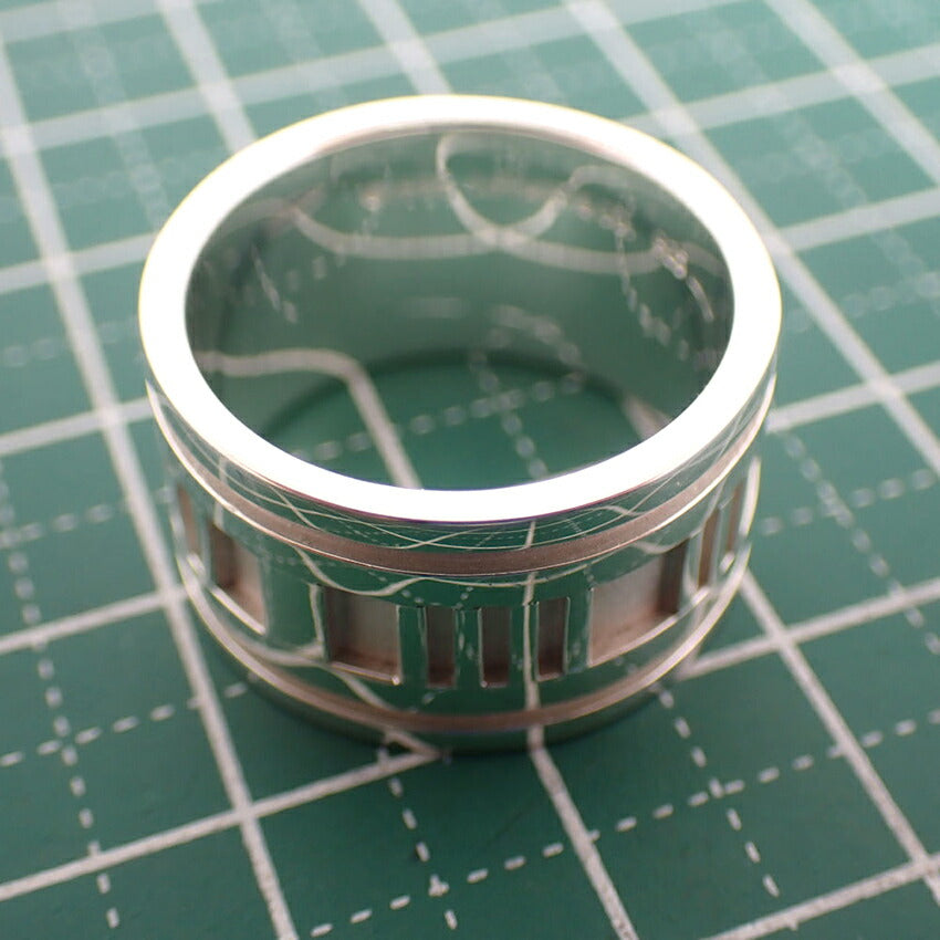 【中古】TIFFANY/ティファニー 925 アトラスワイド リング/15号/j203-10