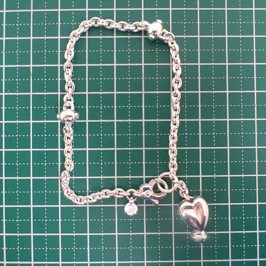 【中古】TIFFANY/ティファニー 925 ハート ブレスレット/j203-11