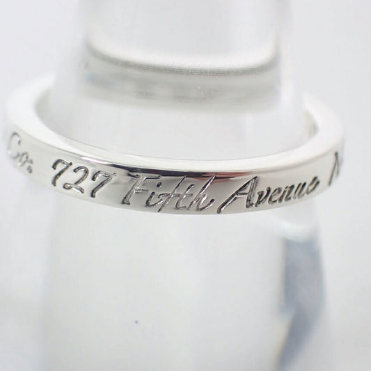 【中古】TIFFANY/ティファニー 925 ノーツ ナロー リング /11.5号/j205-3