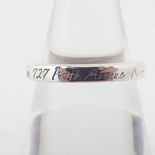 【中古】TIFFANY/ティファニー 925 ノーツ ナロー リング /10号/j209-5