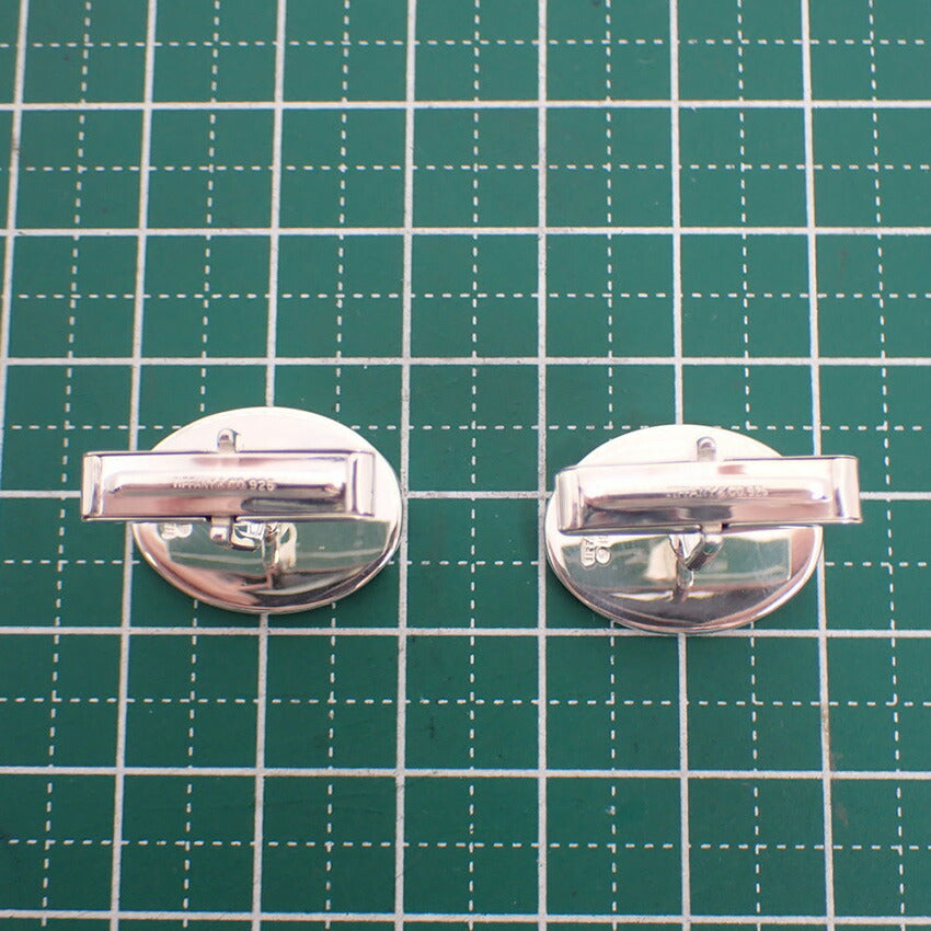 【中古】TIFFANY/ティファニー/925/ダブルライン/カフス/j210-10