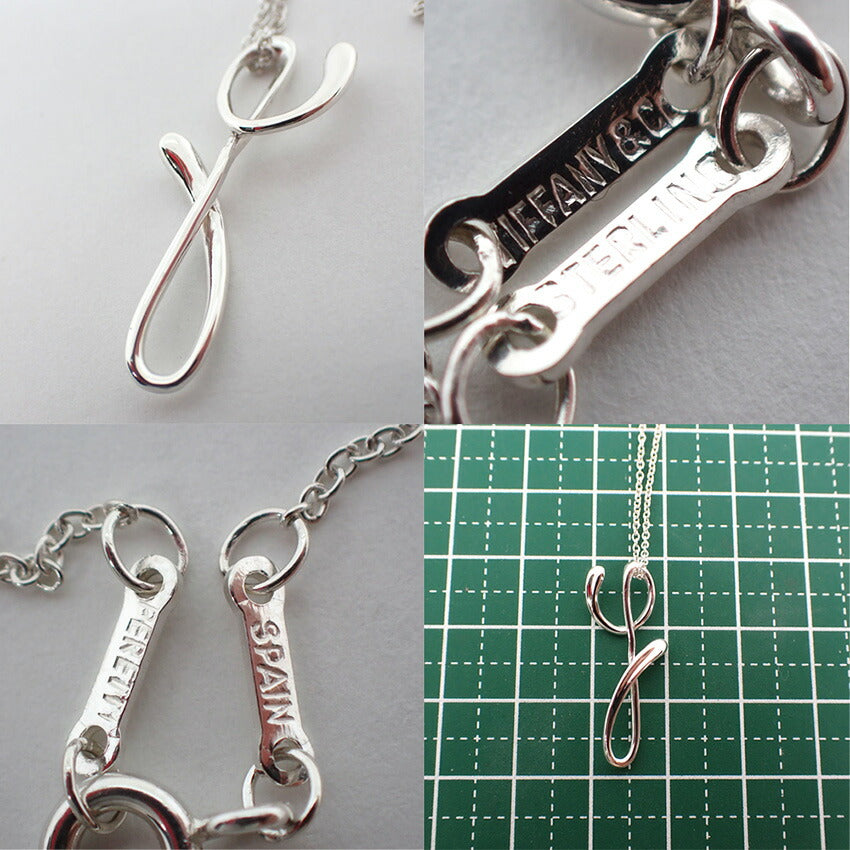 【中古】TIFFANY/ティファニー 925 イニシャル/y ペンダント/ネックレス/j213-30