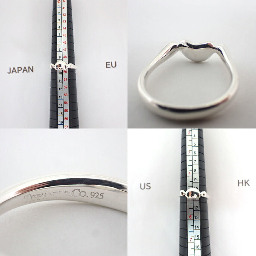 【中古】TIFFANY/ティファニー 925 ビーン リング /9号/j214-4
