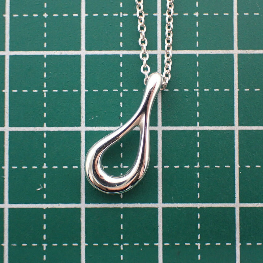 【中古】TIFFANY/ティファニー 925 ティアドロップ ペンダント/ネックレス/j214-8